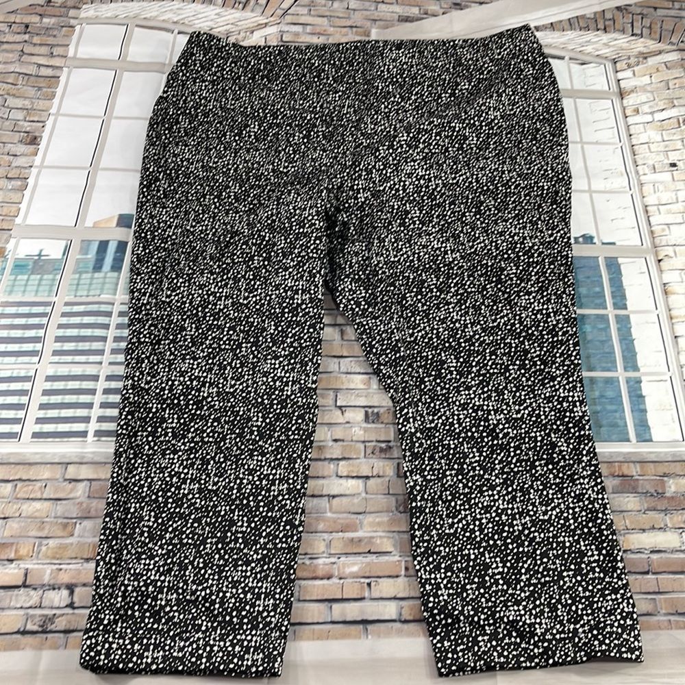 NWT Women’s Lane Bryant Black & White Casual Pants (26) GE02